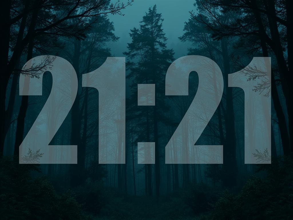 21:21 на годиннику