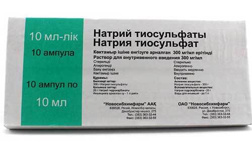 Очищення організму за допомогою тіосульфату натрію. Тіосульфат натрію &mdash; інструкція застосування. Тіосульфат натрію при псоріазі, алергії, в гінекології, при отруєнні