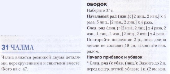 Модні вязані жіночі шапки в техніці бріош: схеми в'язання. Як зв'язати стильну жіночу шапку чалма, тюрбан, з косами: опис зі схемою, візерунки