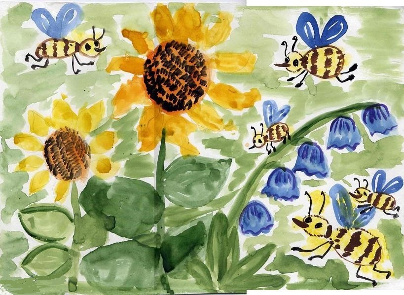 Як намалювати бджолу олівцем поетапно для дітей і початківців: покрокова інструкція. Як намалювати бджілку Майю, бджолу на квітці олівцем поетапно? Кращі малюнки бджоли для дітей для срисовки: фото