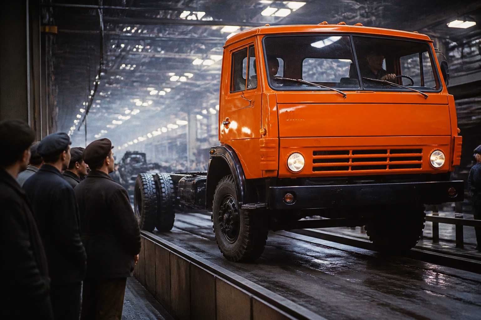 Перший КАМАЗ сходить з конвеєра, 1976 рік