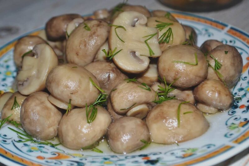 Мариновані печериці