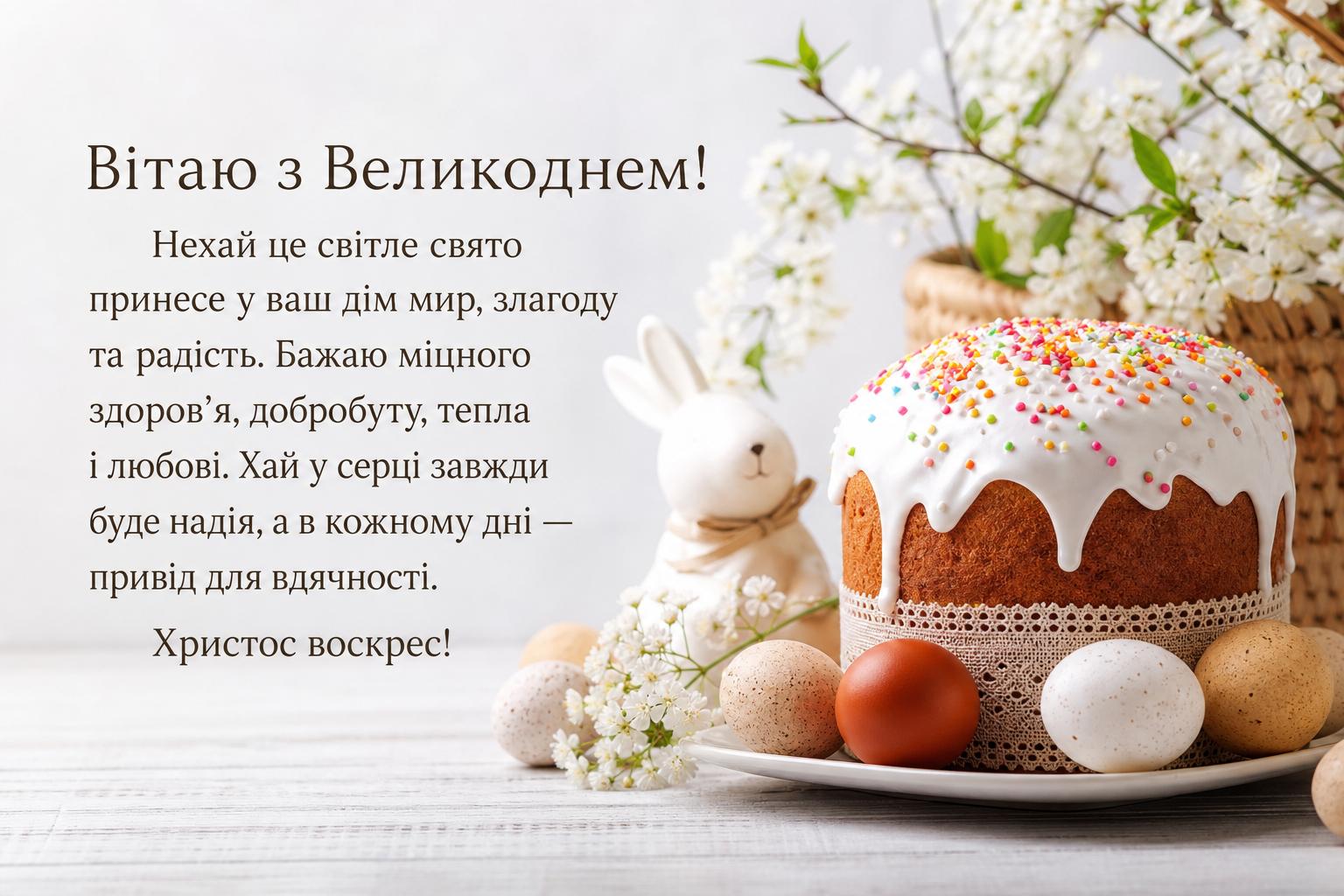 Великодні привітання своїми словами: теплі й щирі фрази для кожного