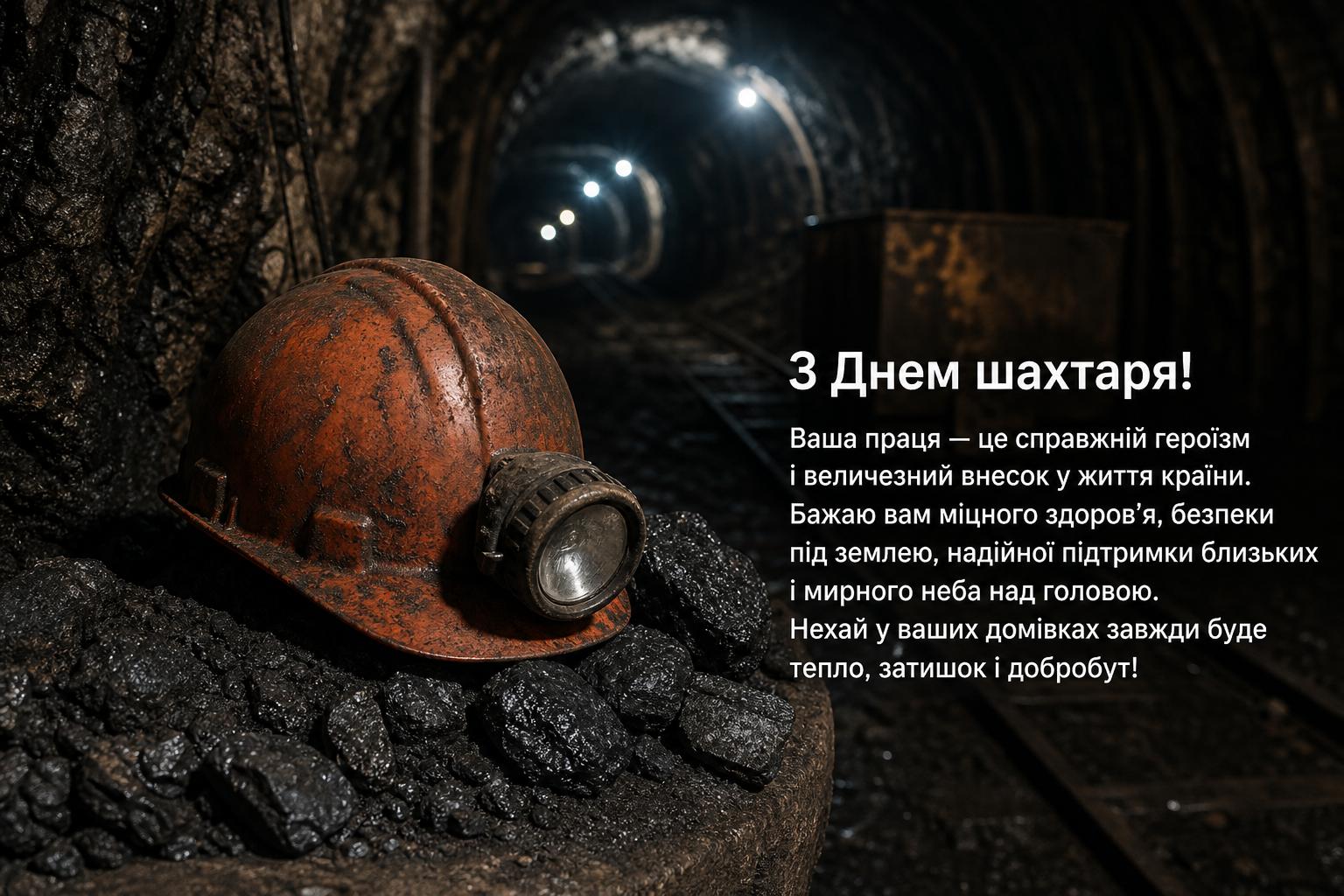 Привітання з Днем шахтаря своїми словами на українській мові. Привітання у прозі