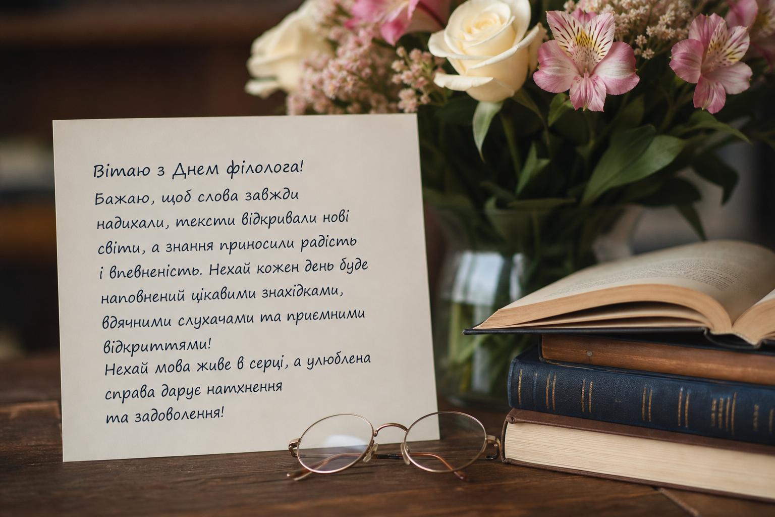 Привітання до дня філолога — своїми словами українською