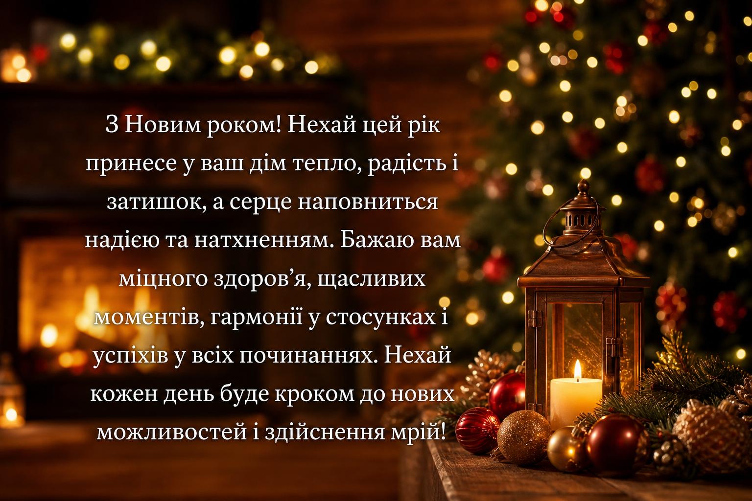 Привітання з Новим роком своїми словами на українській мові. Привітання у прозі