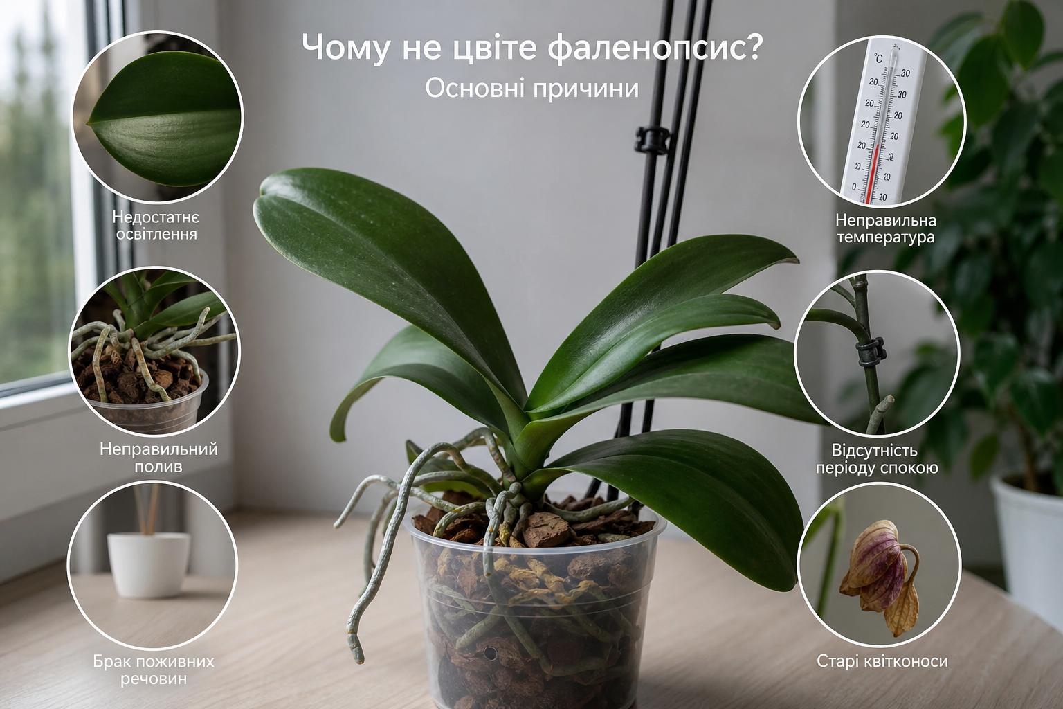 Орхідея фаленопсис відмовляється цвісти: як знайти причину та змусити тропічну красуню випустити стрілку