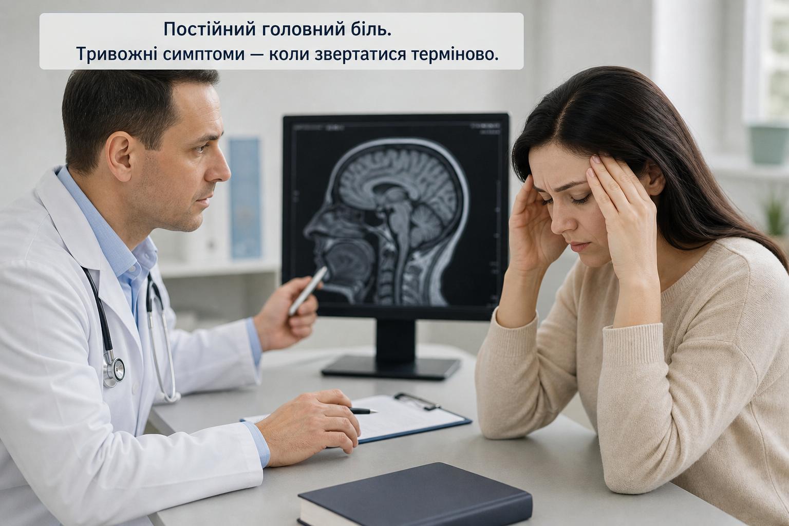 Який лікар лікує Постійний головний біль. Тривожні симптоми — коли звертатися терміново