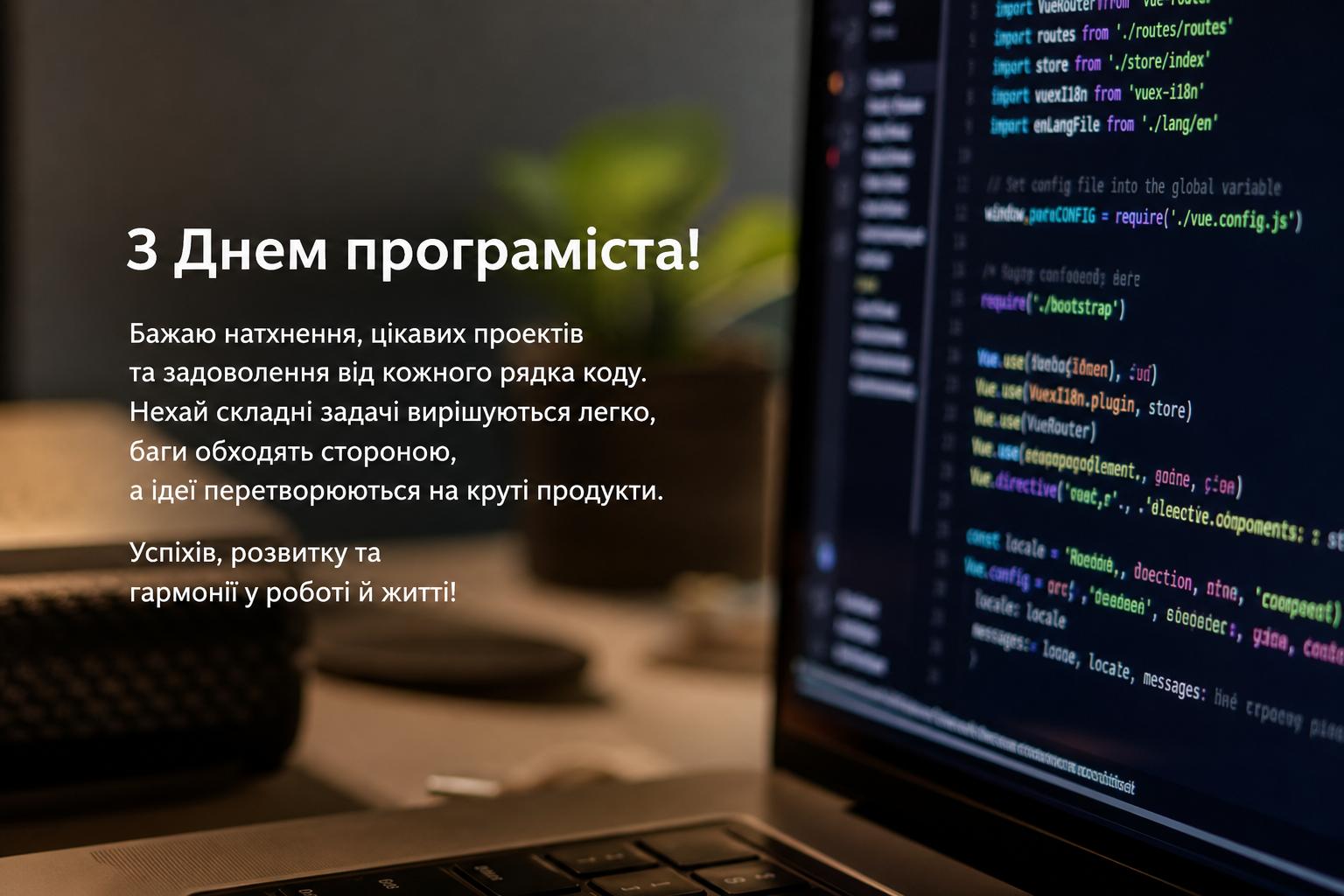 Привітання програмісту: щирі слова для важливого дня