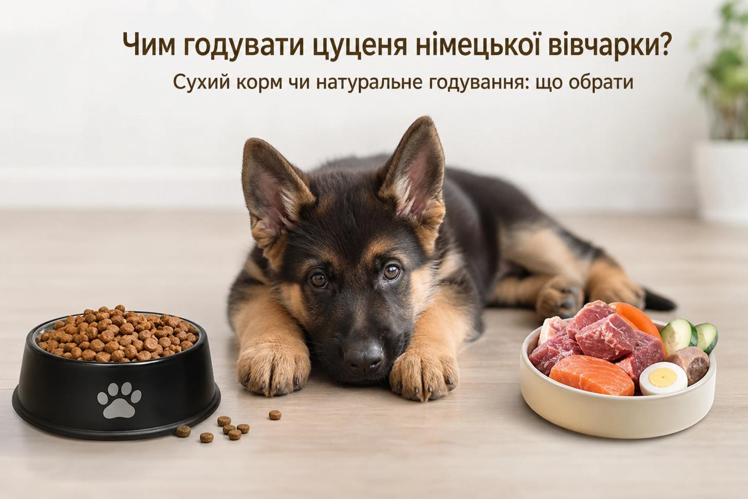 Чим годувати цуценя німецької вівчарки?. Сухий корм чи натуральне годування вівчарки: що обрати