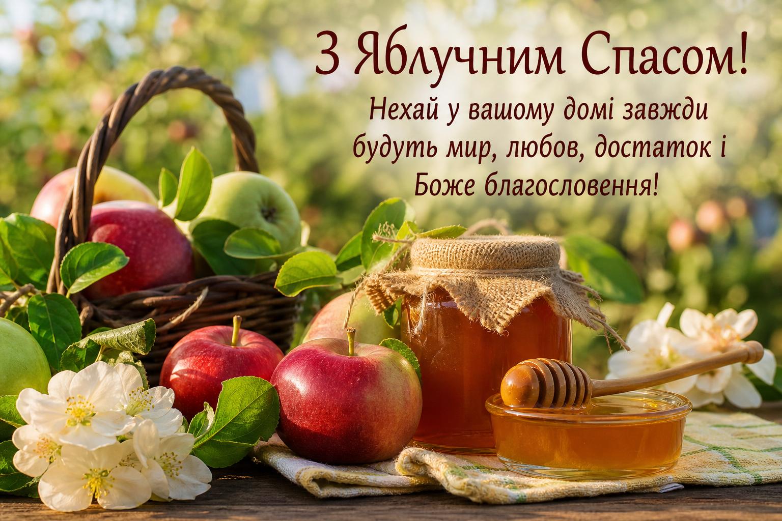 Привітання з Яблучним Спасом своїми словами на українській мові. Привітання у прозі
