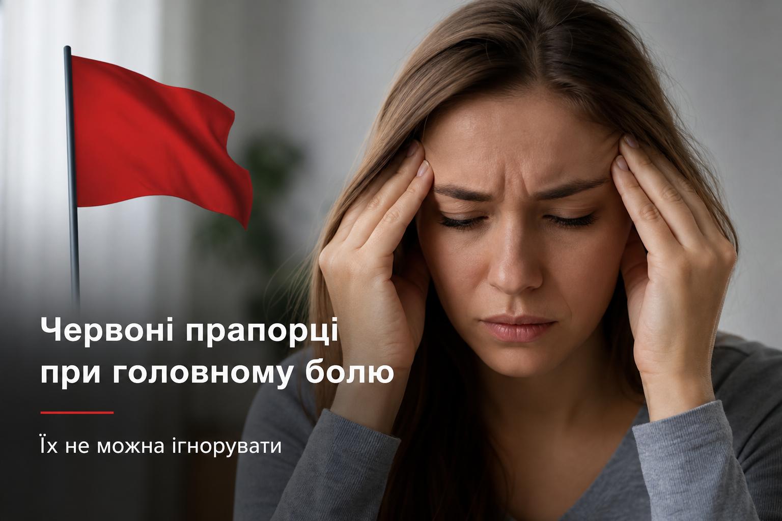 Червоні прапорці при головному болю. Що таке червоні прапорці головного болю і чому їх не можна ігнорувати