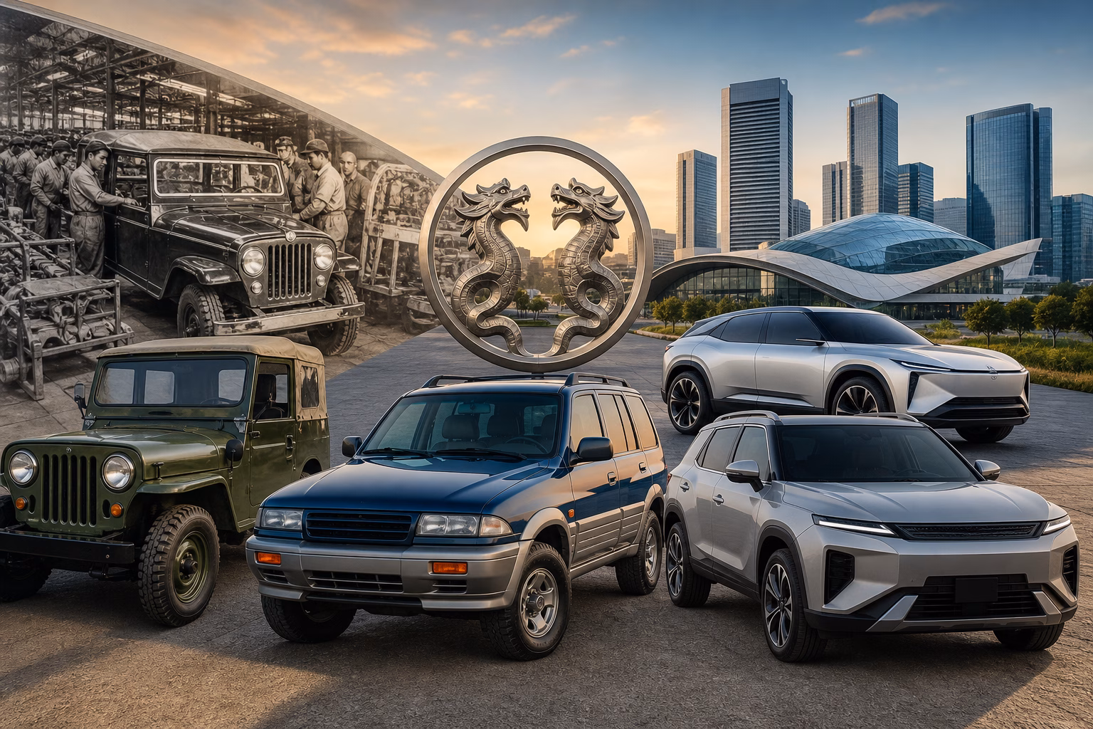 Цікаві історичні факти про компанію SsangYong Motor Company: від двох драконів до KG Mobility